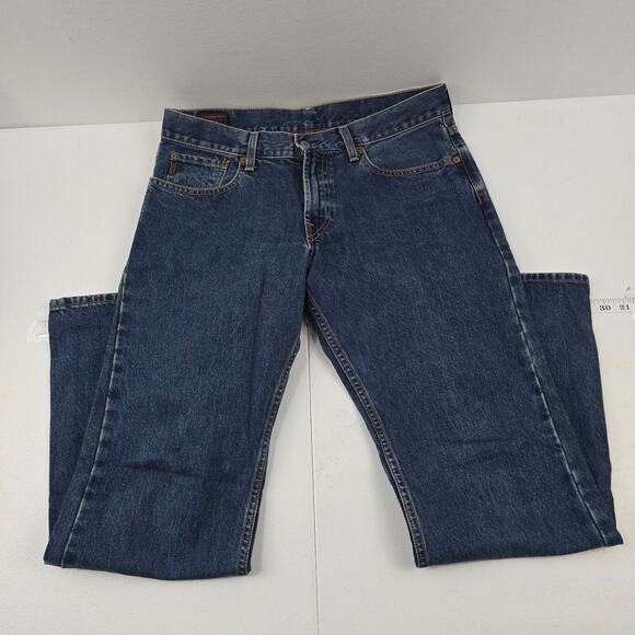 VTG Abercrombie bootcut jeans mens blue 32x30 denim Made USA 5849 - Picture 1 of 12